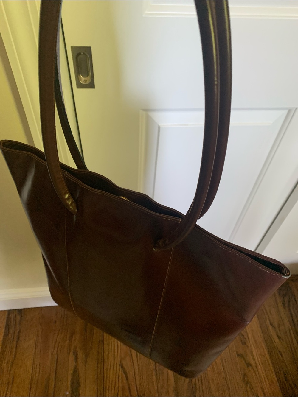 Henri Bendel Classic Brown Leather tote SOLD AS IS